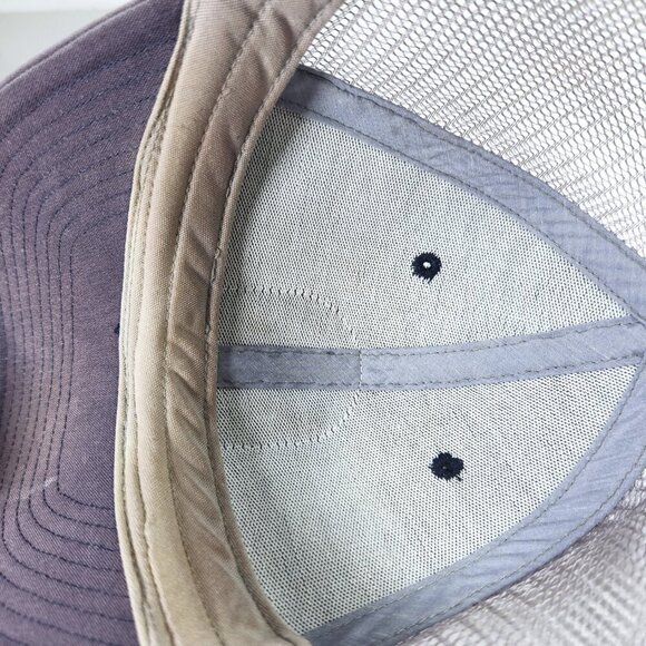 Patagonia Live Simply Hat Cap Mesh Back Snap Back Adjustable Grey W Patch Logo - Picture 10 of 10